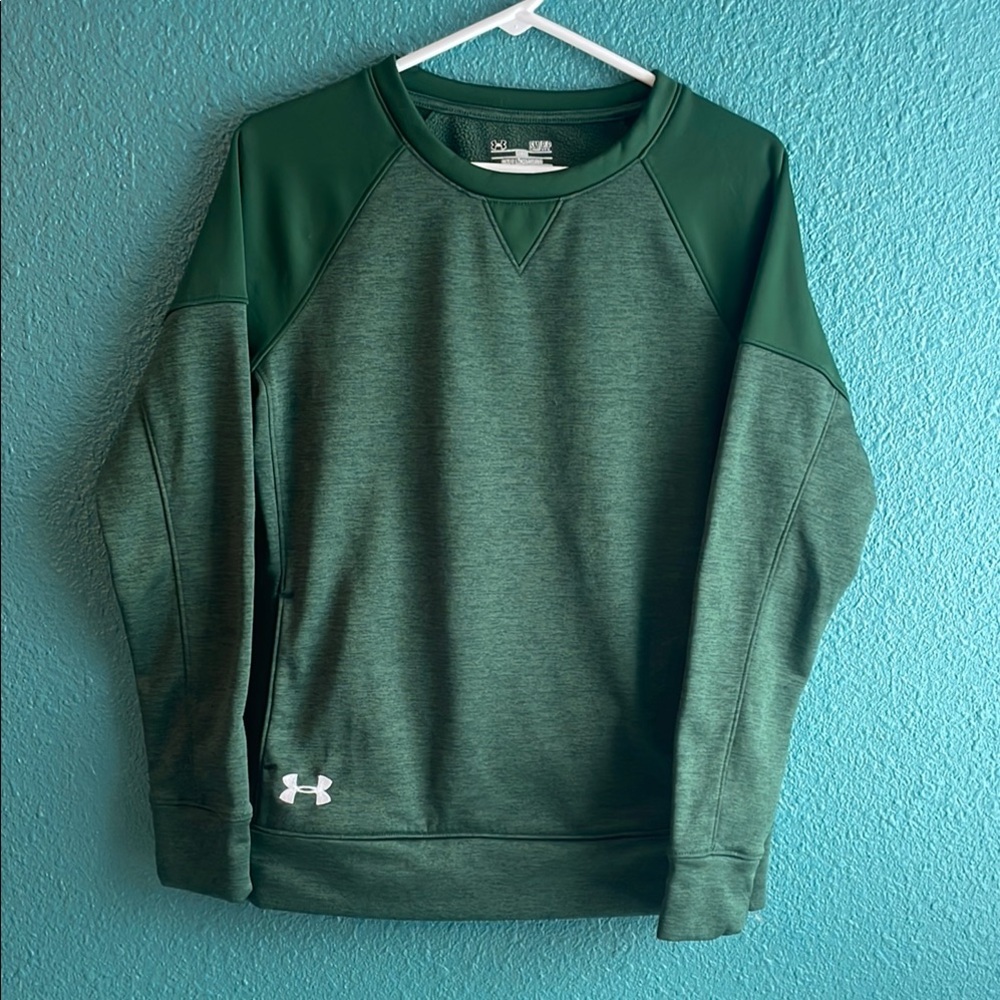 Under Armour Men's Forest Green Crewneck Sweater